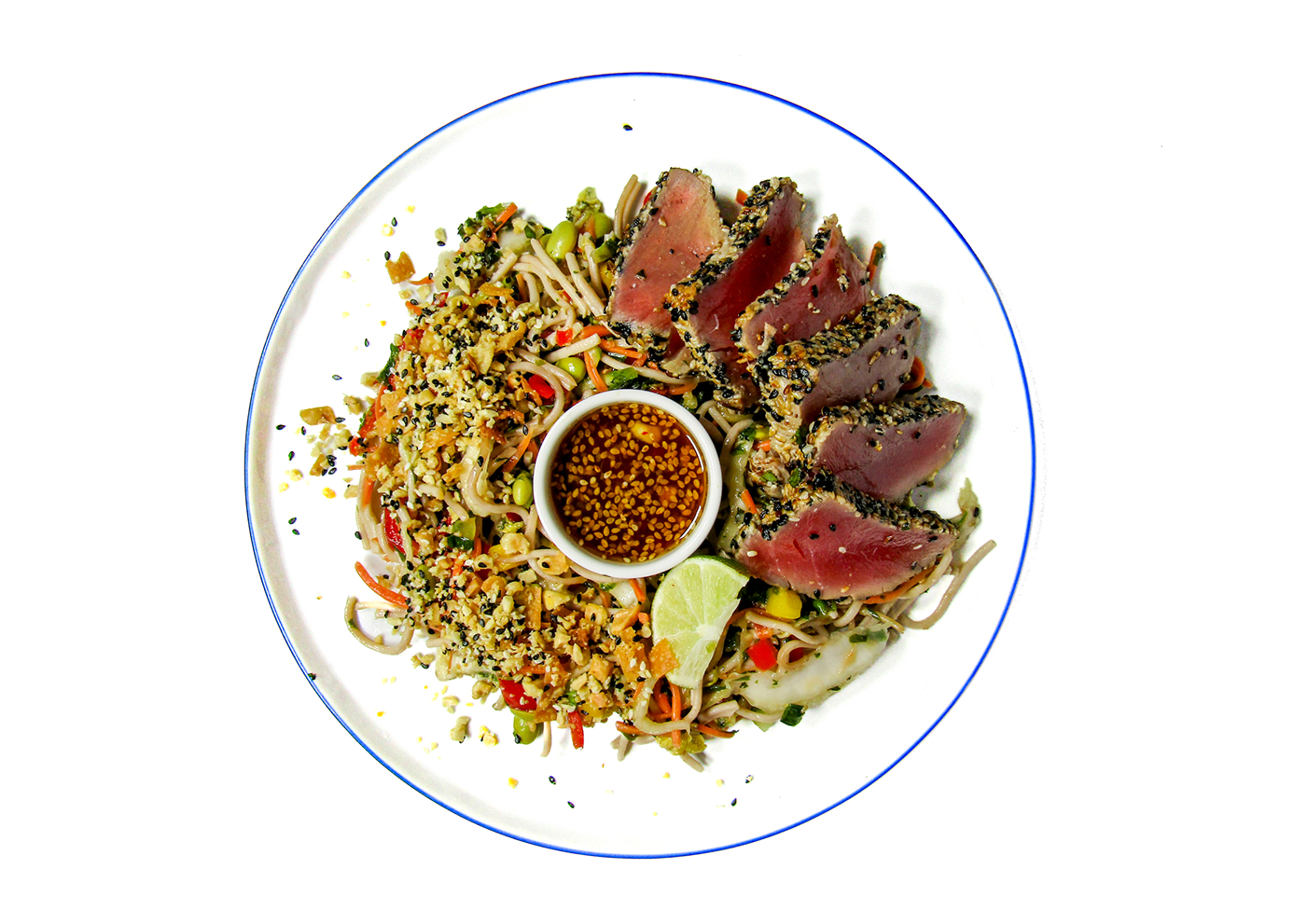 Sesame Crusted Wild Tuna Soba Salad