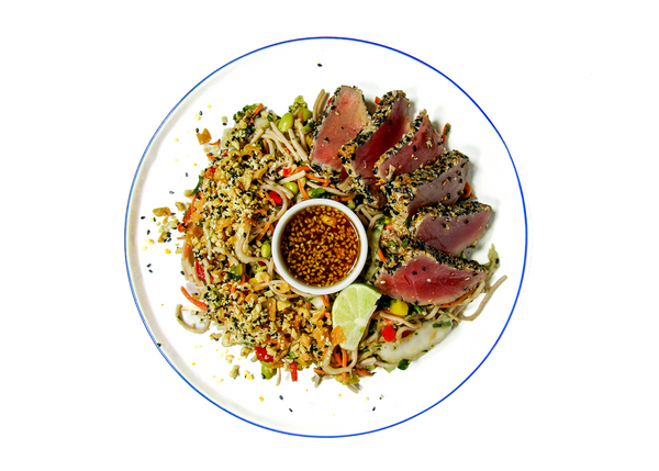 Sesame Crusted Wild Tuna Soba Salad