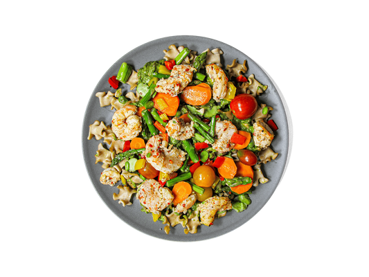 Wild Shrimp Spring Primavera Pasta