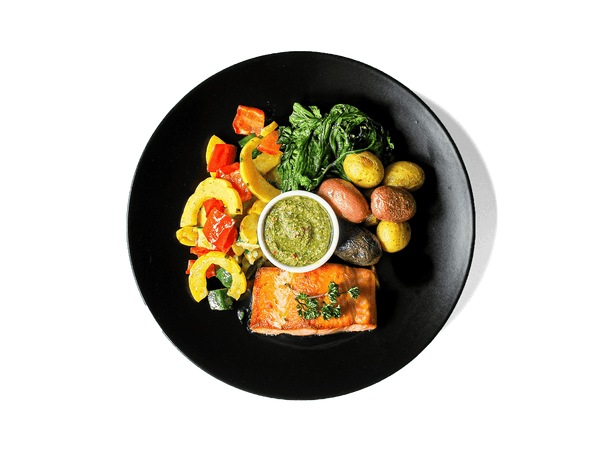 LOWCAL version - Wild King Salmon Plate