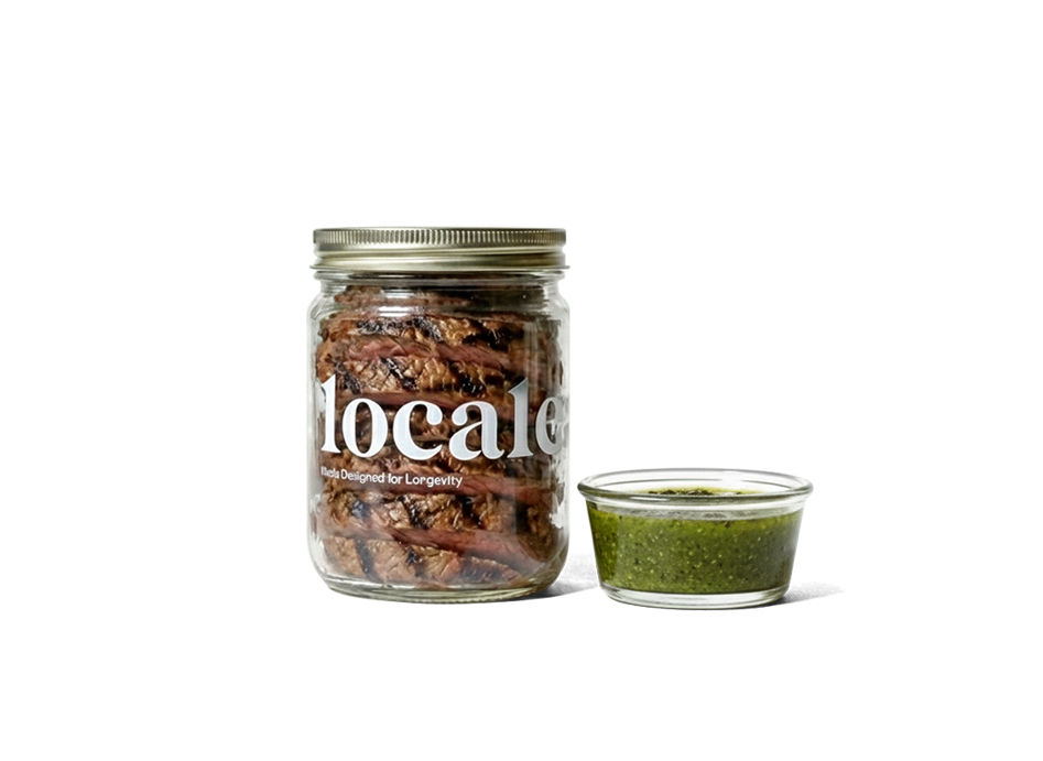 Grass-Fed Steak Jar (with sauce)