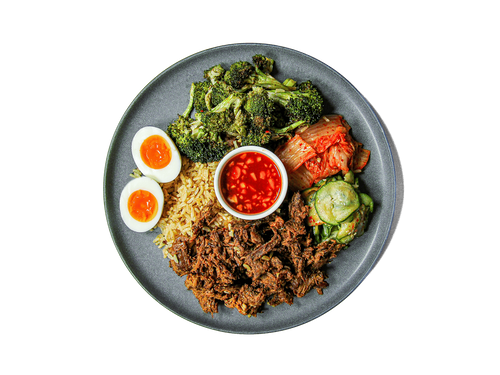 SMALL - Korean Grass Fed Short Rib and Kimchi Bowl