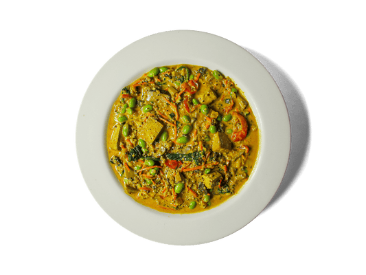 Organic Thai Coconut Tofu Curry Soup (Vegetarian)